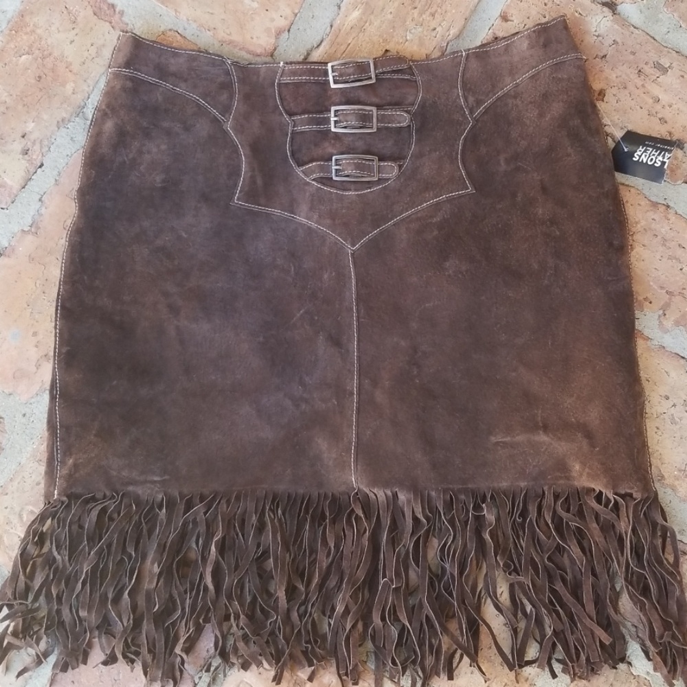 Suede Fringe Mini